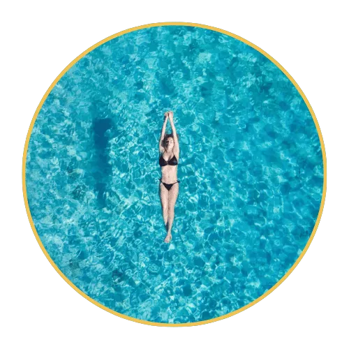 swimming-in-the-calm-blue-water